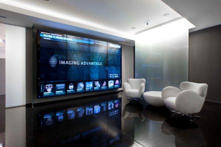 Office Entrance Video Wall